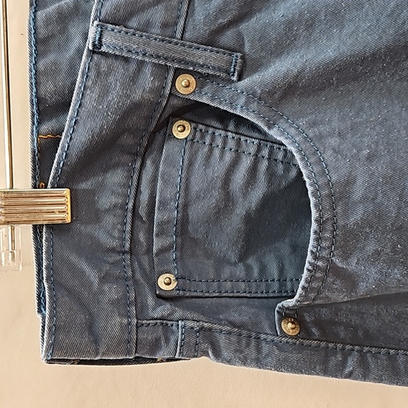 Vintage, Levi's 508, Denim Jeans, Teal, Cotton, Sz 33/32 Denim, Reg Tapered Fit - Picture 3 of 17